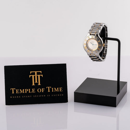 Montre Cartier - Montre Must 21, référence 1340 58 Facettes TOT-11989
