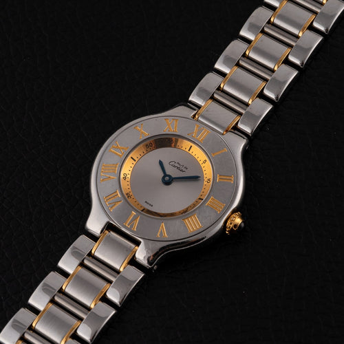 Montre Cartier - Montre Must 21, référence 1340 58 Facettes TOT-11990