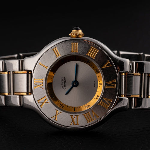 Montre Cartier - Montre Must 21, référence 1340 58 Facettes TOT-11990