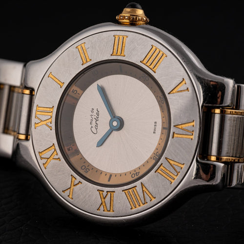 Montre Cartier - Montre Must 21, référence 1340 58 Facettes TOT-11990