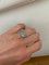 Bague 53 Bague en or jaune 14 carats, topaze bleue et diamants 58 Facettes ring