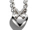 Collier Chaumet - Collier pendentif Cœur Lien en or blanc 750 et diamants 58 Facettes F88