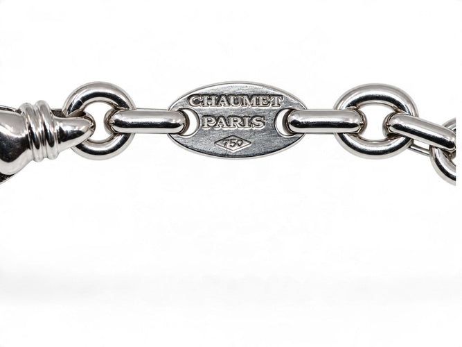 Collier Chaumet - Collier pendentif Cœur Lien en or blanc 750 et diamants 58 Facettes F88