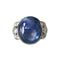 Bague 53.5 Bague Art déco en or blanc 18k, saphir de Ceylan et diamants 58 Facettes 306