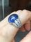 Bague 53.5 Bague Art déco en or blanc 18k, saphir de Ceylan et diamants 58 Facettes 306