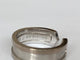 Bague 50 Cartier - Bague C vintage en or blanc 18k avec diamants 58 Facettes ring