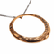 Collier Collier - Pendentif circulaire en or rose 18 carats, 22 diamants bruns, 0,45 ct 58 Facettes CL354