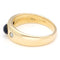 Bague 54.5 Bague gypsy en or jaune 14k, saphir et diamants 58 Facettes D7D51C2F34BC46CF8A52BC01F8E86468