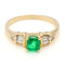 Bague 52.5 Bague émeraude et diamants en or 18k 58 Facettes 869630B645A24639BA9939DEA4BE5355