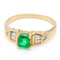 Bague 52.5 Bague émeraude et diamants en or 18k 58 Facettes 869630B645A24639BA9939DEA4BE5355