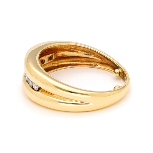 Bague 54.5 Bague bandeau en or 18k ornée de diamants 58 Facettes 8F6DB512C84045709D2DBC1F5CCD0266