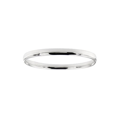 Bracelet Bracelet rigide ovale en or blanc 18 kt 58 Facettes 37590