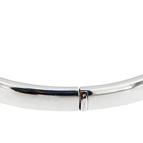 Bracelet Bracelet rigide ovale en or blanc 18 kt 58 Facettes 37590