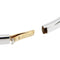 Bracelet Bracelet rigide ovale en or blanc 18 kt 58 Facettes 37590