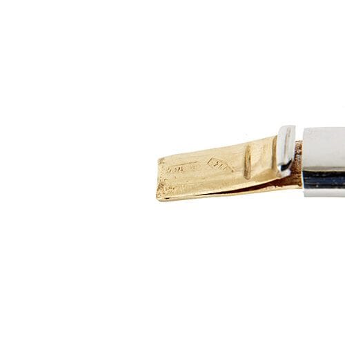 Bracelet Bracelet rigide ovale en or blanc 18 kt 58 Facettes 37590