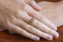 Bague 55.5 Bague de style édouardien en or jaune 18 carats, saphirs et diamants 58 Facettes 13656