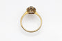 Bague 53 Bague en or jaune avec saphir et diamants taille ancienne 58 Facettes 13655