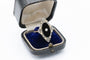 Bague 53.5 Bague Art déco en or jaune et platine, onyx, diamants et perles 58 Facettes 13671