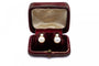 Boucles d'oreilles Boucles d'oreilles en or jaune 14 carats avec perles et diamants 58 Facettes 13579