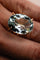 Bague 51 Bague cocktail des années 50 en or jaune 18 carats et aigue-marine 58 Facettes A-001