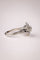 Bague 55.5 Bague flocon en or gris 18 carats et diamants taille ancienne 58 Facettes A-033