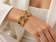 Bracelet Bracelet vintage en or jaune 18k 58 Facettes BR139 114-84 (000019)