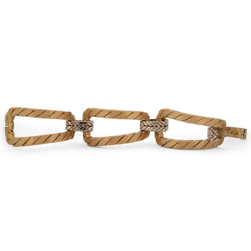 Bracelet Bracelet vintage en or jaune 18k 58 Facettes BR139 114-84 (000019)