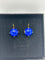 Boucles d'oreilles Boucles d’oreilles pendantes artisanales italiennes en or jaune 18k et lapis-lazuli 58 Facettes orecchini lapislazzuli