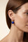Boucles d'oreilles Boucles d’oreilles pendantes artisanales italiennes en or jaune 18k et lapis-lazuli 58 Facettes orecchini lapislazzuli