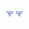 Boucles d'oreilles Eden - Boucles d’oreilles en or blanc 18k et tanzanites, 2 ct 58 Facettes GER1124TZ_20261013