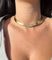 Collier Collier rigide en or 18k avec diamants 58 Facettes 605/26 E