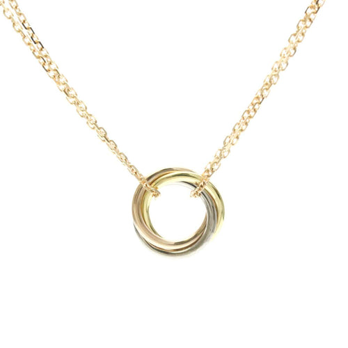 Collier Cartier - Collier ras-du-cou Trinity en or tricolore 18k 58 Facettes hh3uwhp45l