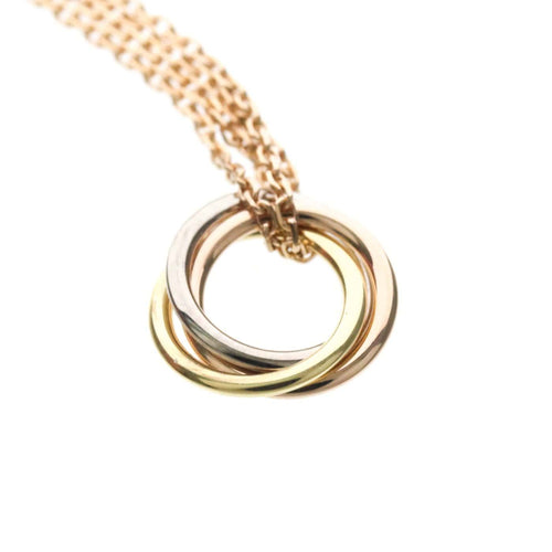 Collier Cartier - Collier ras-du-cou Trinity en or tricolore 18k 58 Facettes hh3uwhp45l