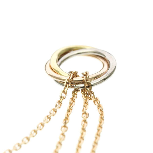 Collier Cartier - Collier ras-du-cou Trinity en or tricolore 18k 58 Facettes hh3uwhp45l