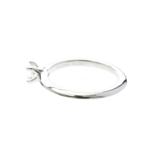 Bague Tiffany & Co. - Bague solitaire Lucida en platine avec diamant carré E/VVS2 58 Facettes zggp8x5z8j
