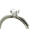 Bague Tiffany & Co. - Bague solitaire Lucida en platine avec diamant carré E/VVS2 58 Facettes zggp8x5z8j