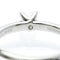 Bague Tiffany & Co. - Bague solitaire Lucida en platine avec diamant carré E/VVS2 58 Facettes zggp8x5z8j