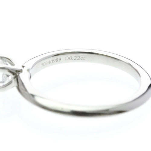 Bague Tiffany & Co. - Bague solitaire Lucida en platine avec diamant carré E/VVS2 58 Facettes zggp8x5z8j