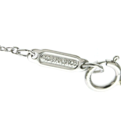 Pendentif Tiffany & Co. - Pendentif solitaire en platine avec diamant taille émeraude 58 Facettes vwqno1et7h