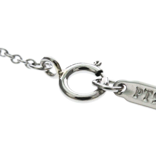 Pendentif Tiffany & Co. - Pendentif solitaire en platine avec diamant taille émeraude 58 Facettes vwqno1et7h