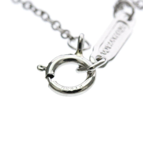 Pendentif Tiffany & Co. - Pendentif solitaire en platine avec diamant taille émeraude 58 Facettes vwqno1et7h