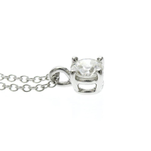 Pendentif Tiffany & Co. - Pendentif solitaire en platine avec diamant taille émeraude 58 Facettes vwqno1et7h
