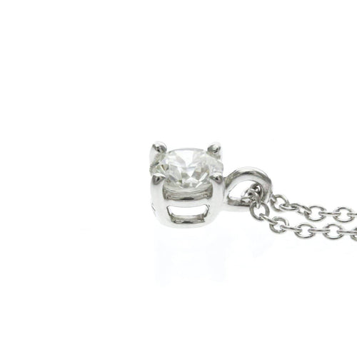 Pendentif Tiffany & Co. - Pendentif solitaire en platine avec diamant taille émeraude 58 Facettes vwqno1et7h
