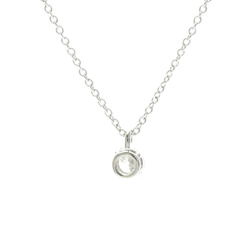 Pendentif Tiffany & Co. - Pendentif solitaire en platine avec diamant taille émeraude 58 Facettes vwqno1et7h