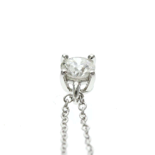 Pendentif Tiffany & Co. - Pendentif solitaire en platine avec diamant taille émeraude 58 Facettes vwqno1et7h