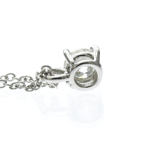 Pendentif Tiffany & Co. - Pendentif solitaire en platine avec diamant taille émeraude 58 Facettes vwqno1et7h