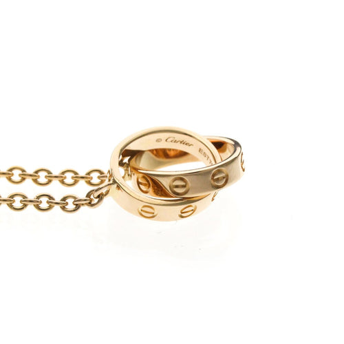 Collier Cartier - Collier Baby Love en or rose 18k 58 Facettes t3d1d4ozib