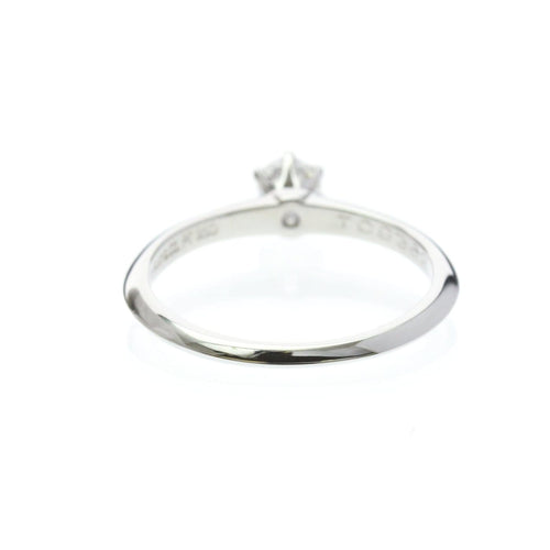 Bague Tiffany & Co. - Bague solitaire Tiffany Setting en platine avec diamant taille brillant G/VVS2 58 Facettes a1p96qrmuf