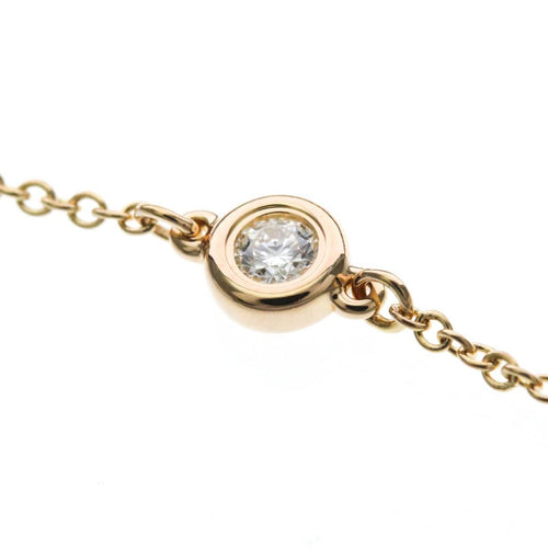 Bracelet Tiffany & Co. - Bracelet Peretti Diamonds by the Yard en or rose 18k avec diamant 58 Facettes e2sls1t5pt