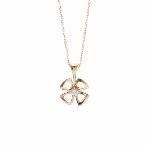 Pendentif Bvlgari Fiorever - Pendentif en or rose 18k avec rubis et diamants 58 Facettes rctagxctl2